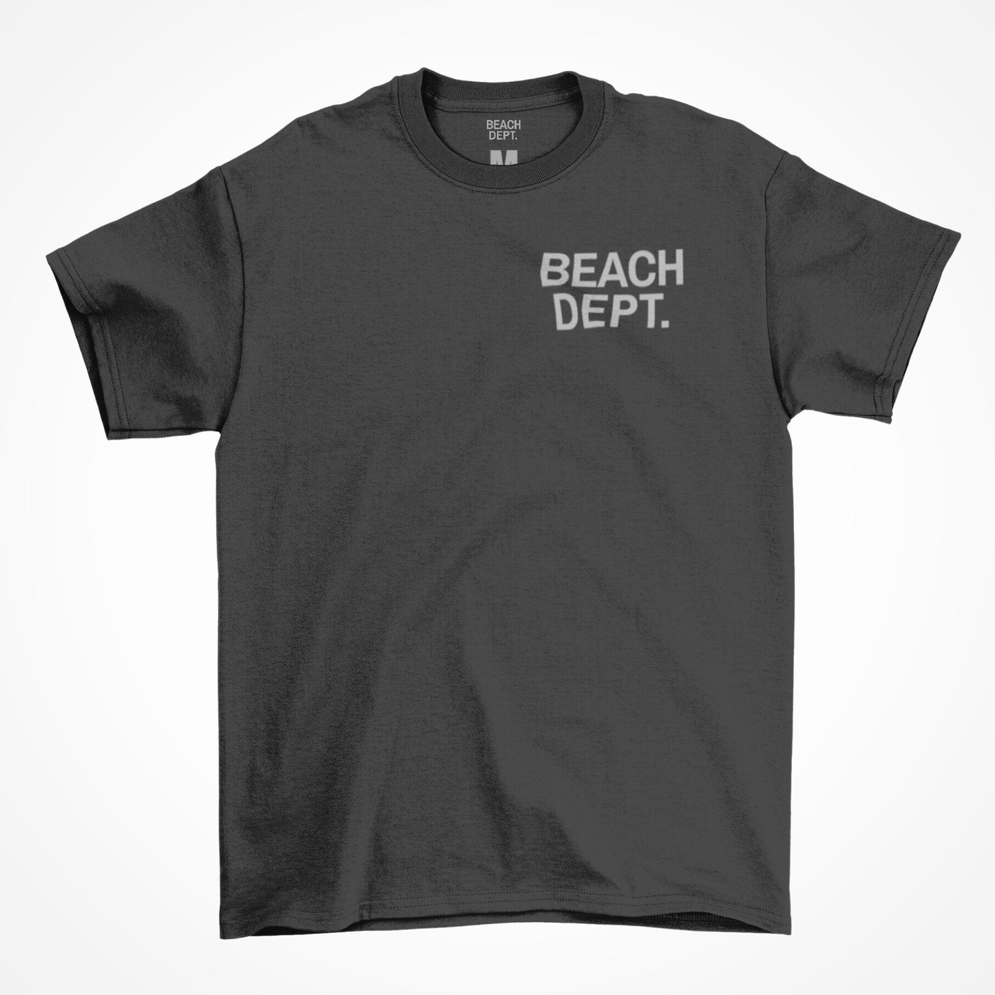 BEACH DEPARTMENT®️ CHARCOAL TEE-“GALLERY COLLECTION”