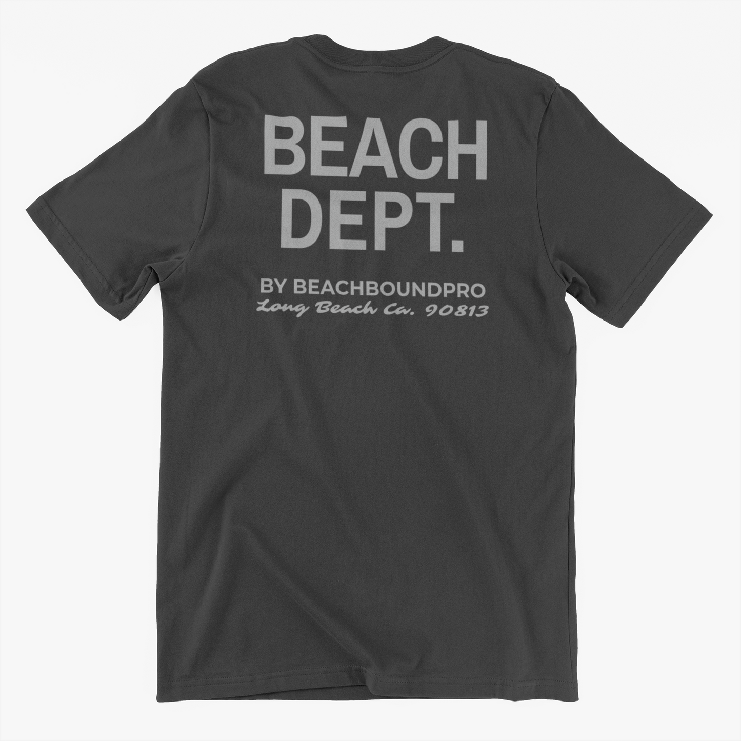 BEACH DEPARTMENT®️ TEE SHIRT -“CHARCOAL”